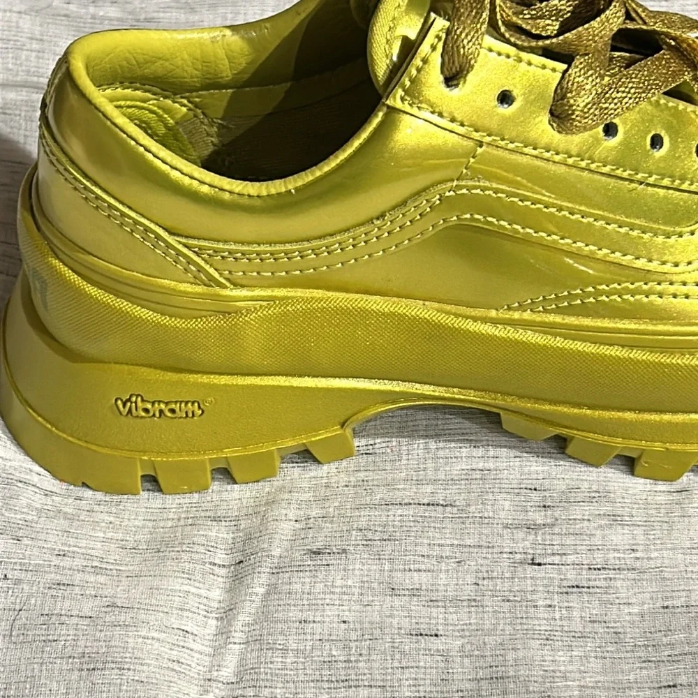 Vans Chunky Platform Sneakers in Bright Yellow - Picture 11 of 12